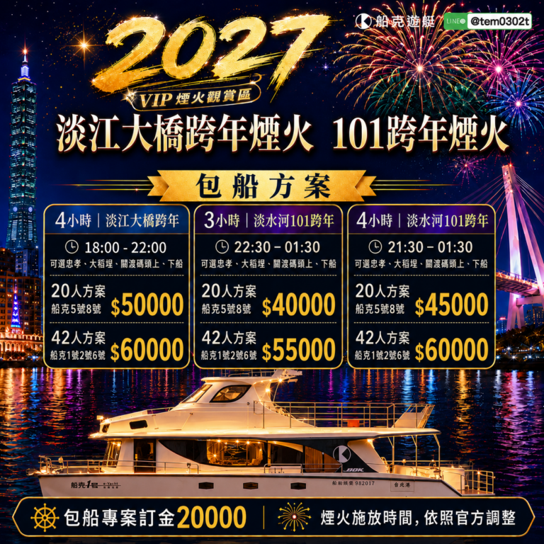 2026淡水漁人碼頭仲夏繽紛樂煙火秀